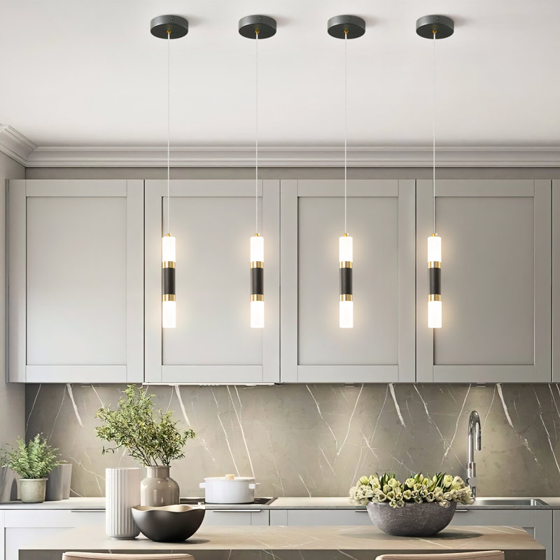 Santucci LED Cylinder Pendant, 1  Light
