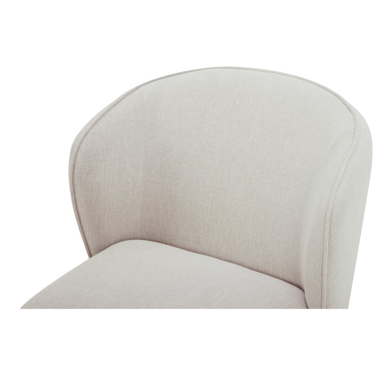 Angeliah Upholstered Parsons Chair, Oyster Light Gray