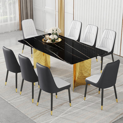 Ensemble de table à manger moderne pour restaurant et salle à manger