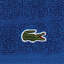 Essuie-mains en jacquard 100% coton Lacoc Croc Scale, doux, très absorbant et peu pelucheux avec logo brodé Crocodile, bleu surf-119706730-119754868