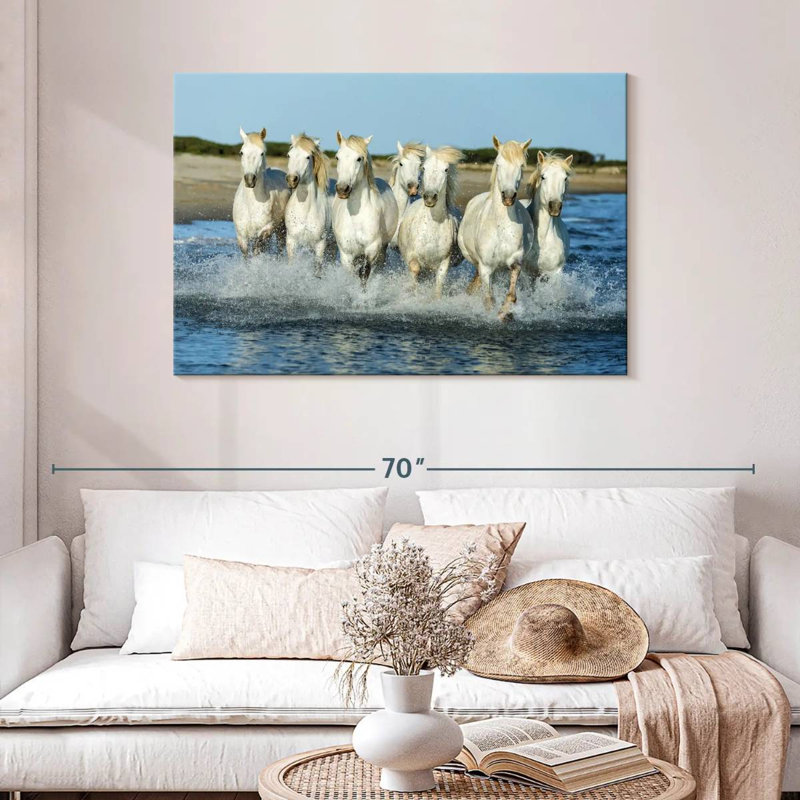 Brampt 7 Horses, 30" H x 45" W