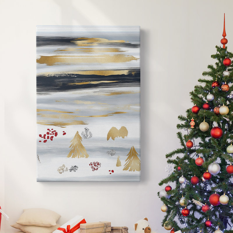 Art des Fêtes de Noël - Toile tendue avec châssis CLVII, H 48 po x l 32 po