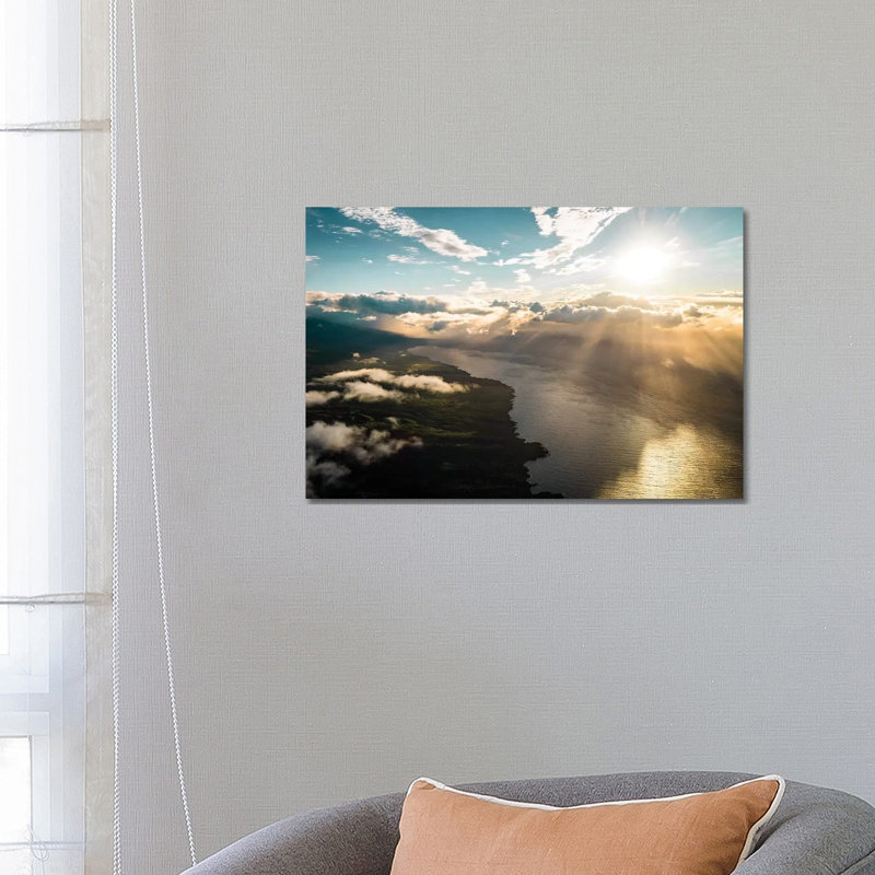 Maui From Above by Lucas Moore - Wrapped Canvas Print, 66.04 cm H x 45.72 cm W x 1.91 cm D