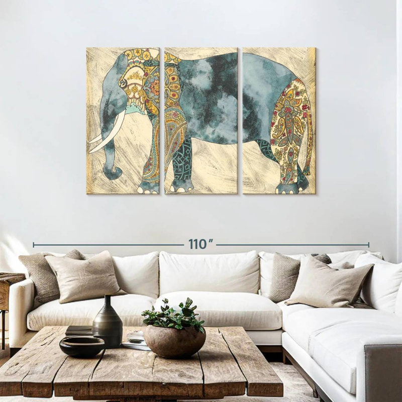 Brampt Royal Elephant, 48" H x 74" W