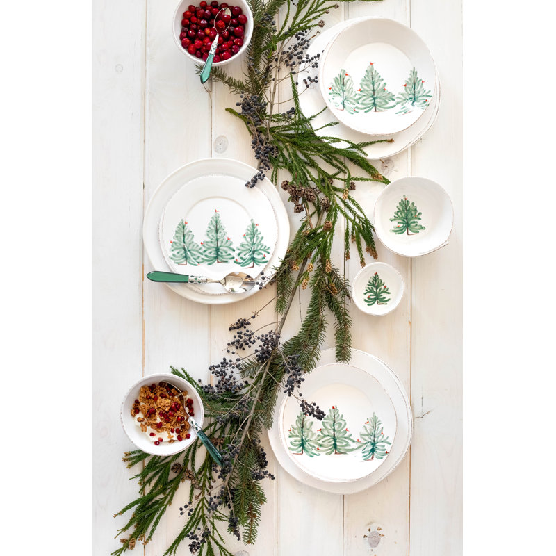 Lastra Holiday Handmade Stoneware Dinnerware Set