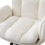 Chaise de bureau pivotante réglable avec accoudoirs réglables à 5 vitesses, chaise de bureau d'ordinateur ergonomique en tissu chenille moderne pour bureau à domicile, maquillage, chambre à coucher-130154708