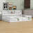 Floor Bed With Side Bookcase,Shelves,Guardrails-415663453