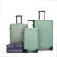 3 pièces, sac de rangement doublé, bagage trois pièces, valises à roulettes, valise de transport légère en ABS, valise rigide