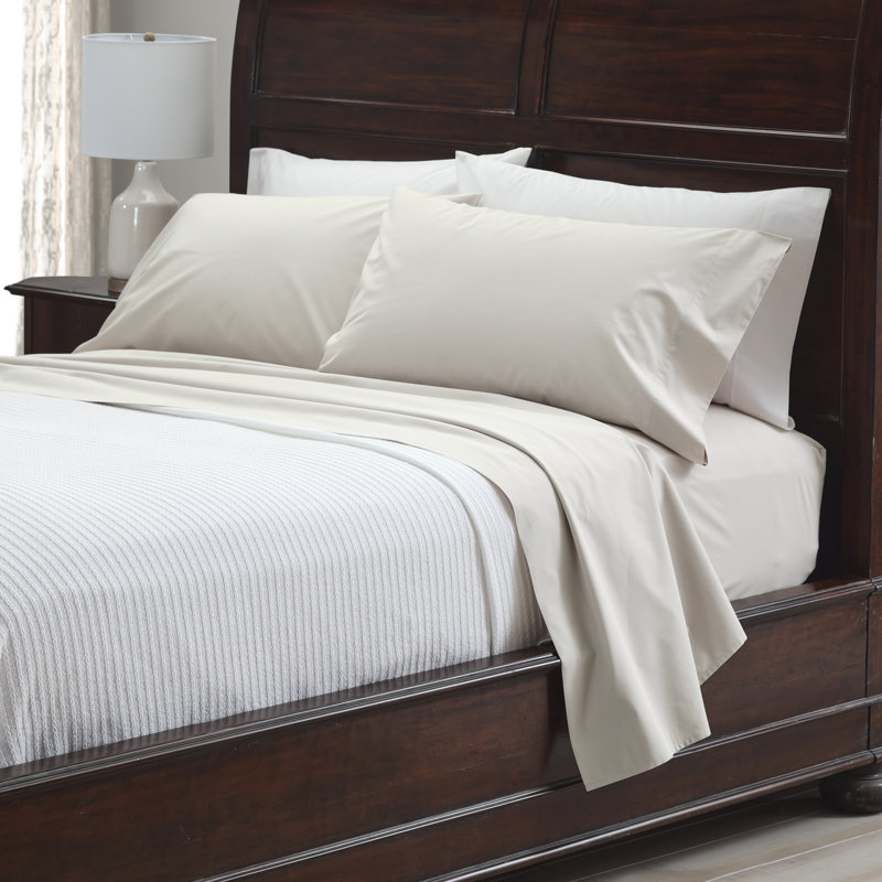 Sheet Set, Queen Sheet Set with 2 Pillowcases, Driftwood