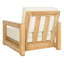 Melrose Teak Outdoor Lounge Chair-1509625999