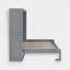 Lit escamotable à armoire murale de style commode, peu encombrant, sans sommier tapissier-1240098436-1240098438