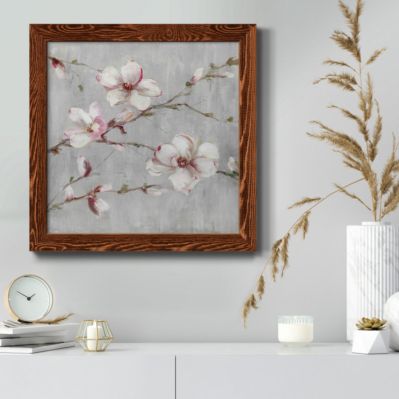 Carte postale, impression sur toile, "Butterfly II", H 31,5 po x l 31,5 po x P 1,5 po, Érable encadré