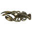 Homard, laiton antique