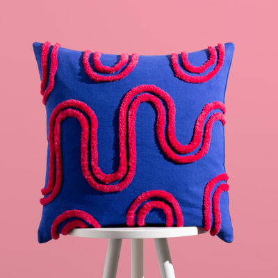 Archie Abstract Square Cushion