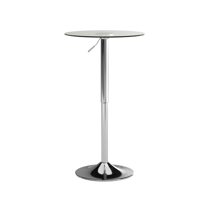 23.5'' Round Adjustable Height Table (Adjustable Range 33.5'' - 41'')