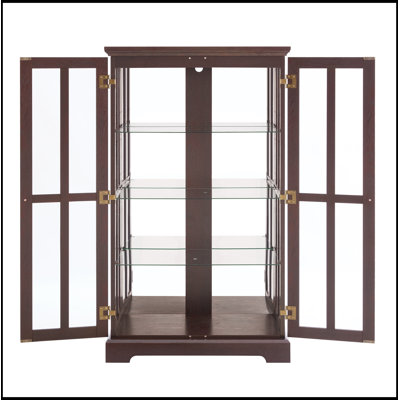Pyle with double glass doors and 3 Adjustable Shelves