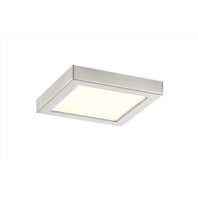 troy LED Flushmount - Square, 15W, 5CCT, Black