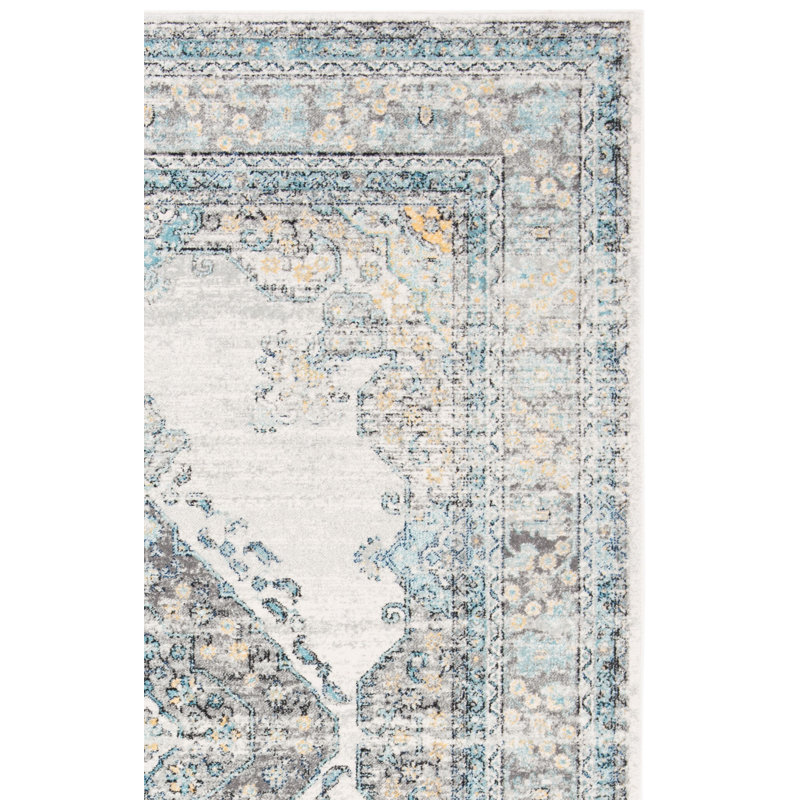Gourdine Performance Oriental Rug, Square 6'7"