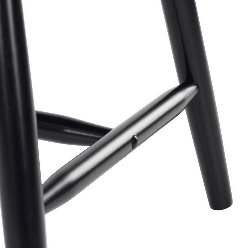 Coolidge 45.5cm H Slat Back Side Chair, Black, 4