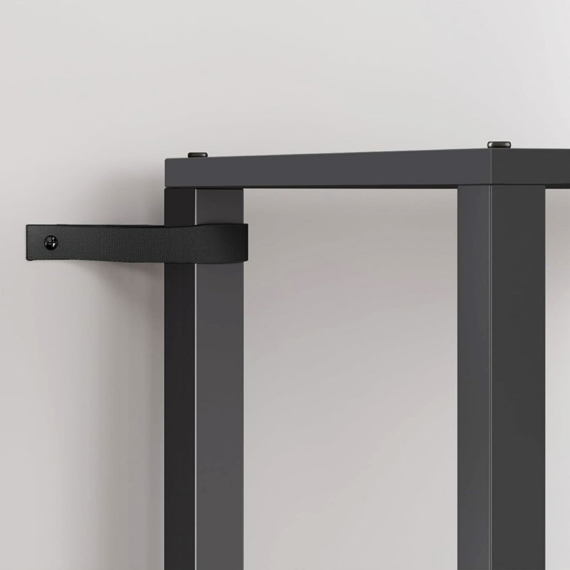 6 Tier Bookcase and Bookshelf, Black