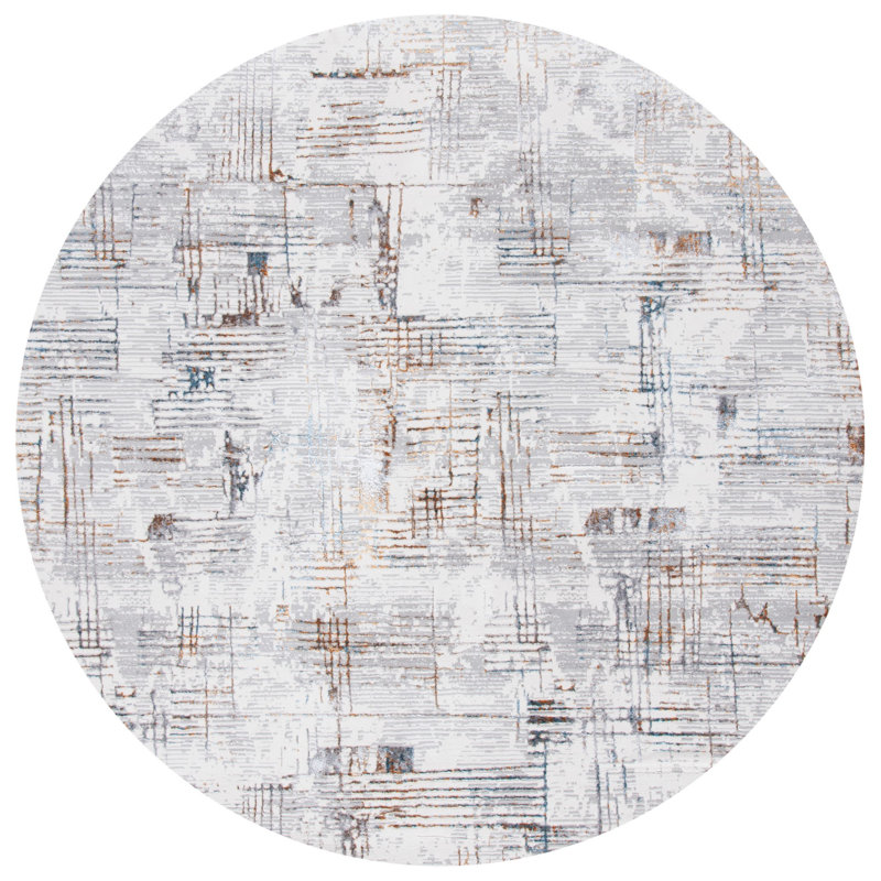 Sonoma Performance Abstract Rug, Round 6'7"