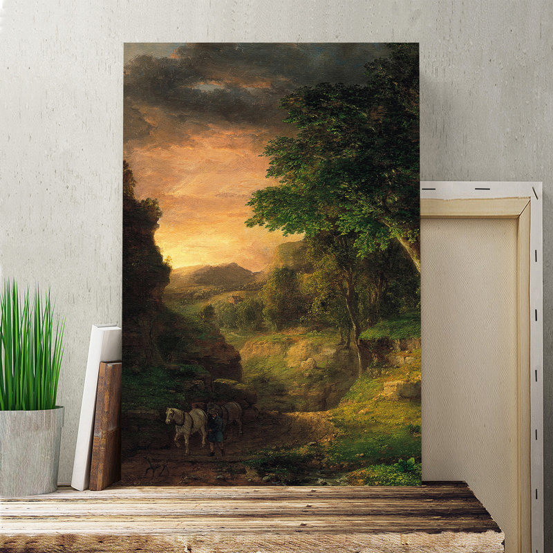 George Inness - Wrapped Canvas Painting, 100cm H x 70cm W