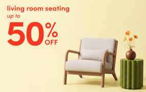 living room seating clearance