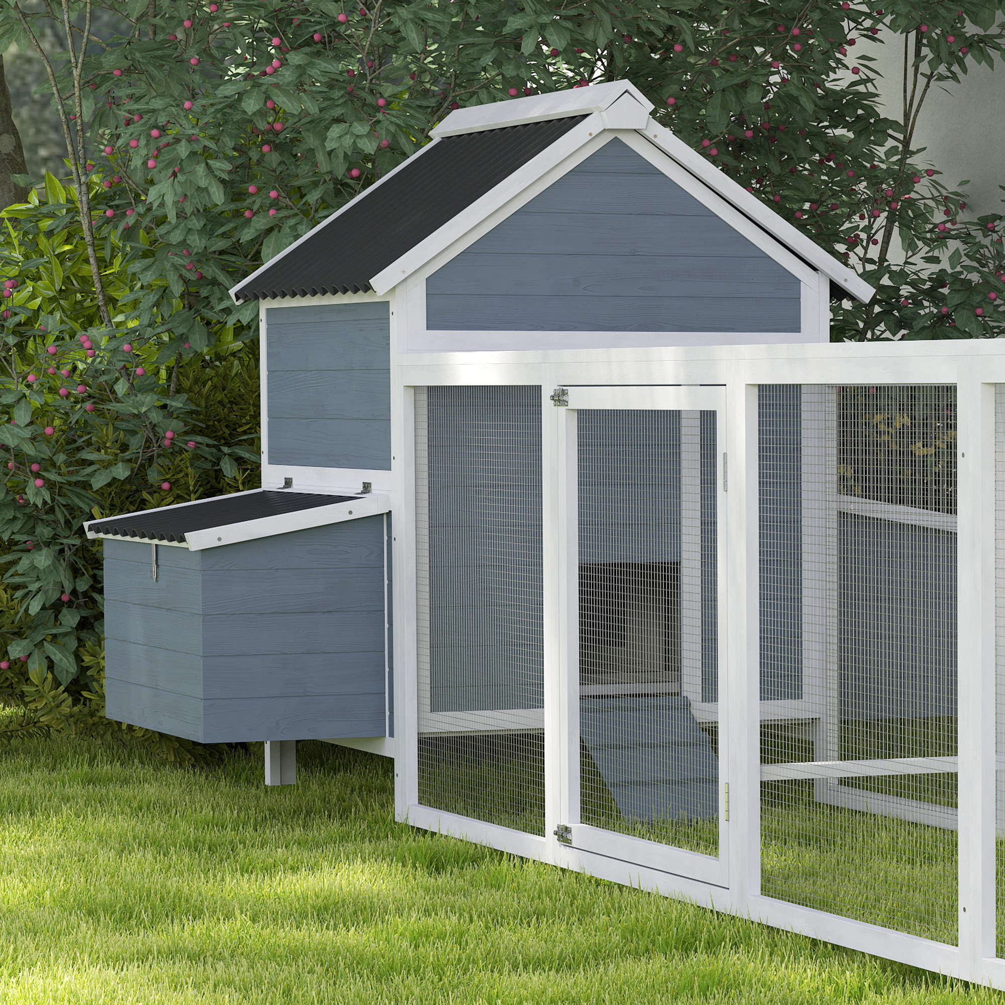 Archie & Oscar™ Extra Large Chicken Coop with 2 Nesting Box, 156 ...