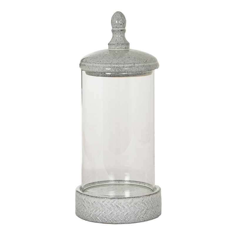 Andrian Glass Candle Accessories, 50cm H x 21cm W x 21cm D