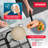 2-Pc Mini Pan Set – 5.5" Nonstick Egg Pan With Spatula, Cool-Touch Handles, Heat Resistant Up To 400°F, Safe For All Cooktops, Cream-117320093