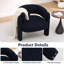 Fauteuil d'appoint demi-tonneau 31,5 po-1620946517