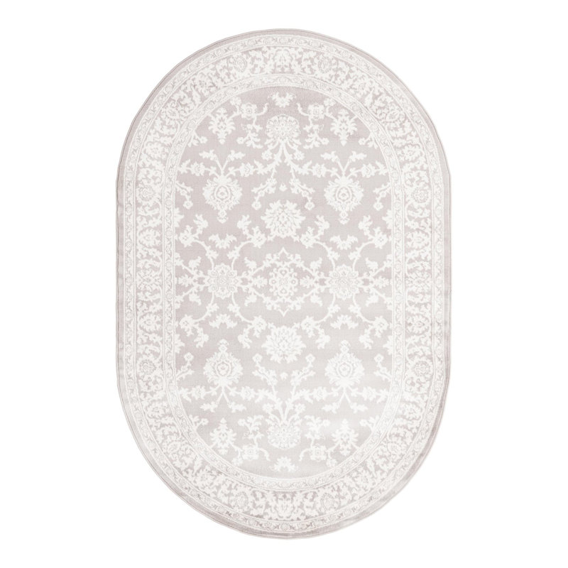 Floral Area Rug, Oval 160cm x 243.8cm