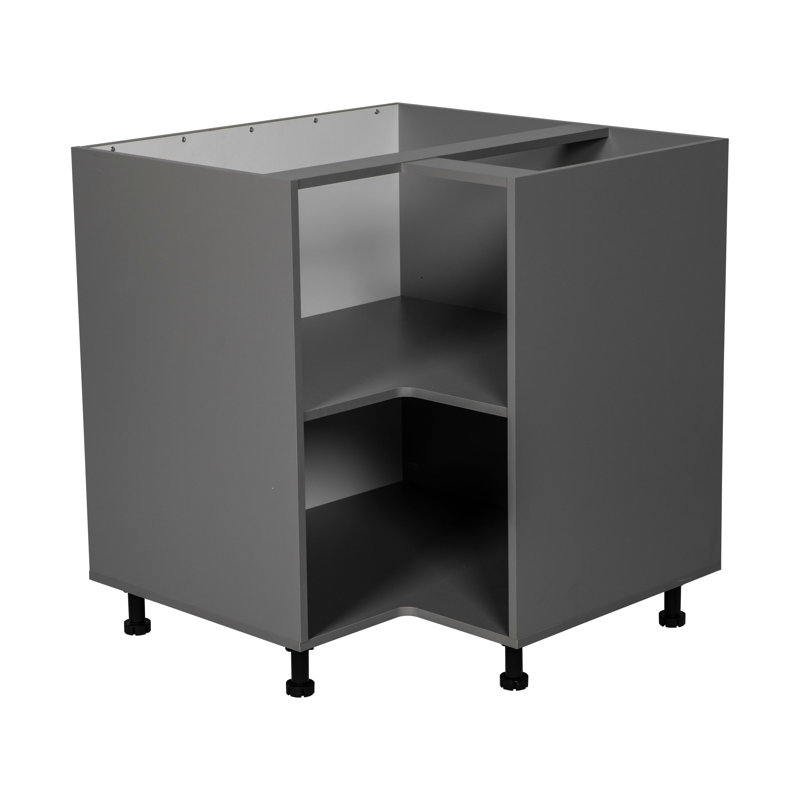 33 po - Base facile d'accès - Double porte - Gris, H 34,5 po x l 33 po, Gris