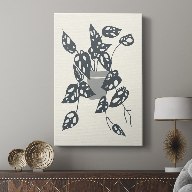 Growing Leaves IV - Gallery Cavas sur mesure, H 18 po x l 12 po