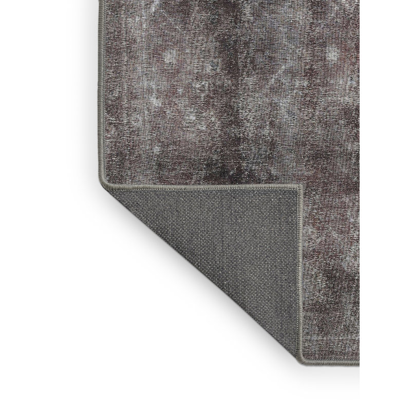 Tapis brun clair/noir traditionnel, Rectangle 5 pi x 7 pi