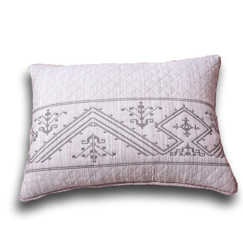 Polyester Geometric Sham Set