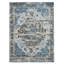 Tapis bleu noué à la main de conception unique 8 pi 10 po x 11 pi 10 po New Age