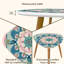 Ensemble de 2 tables basses gigognes Triangle