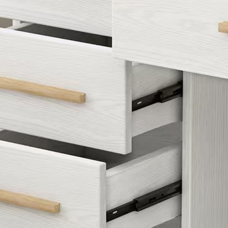 Bureau compact avec tiroirs, H 29,52 po x l 47,24 po x P 23,62 po