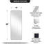 Miroir de salle de bain Inse Cadre en acier inoxydable-792648667-751417636