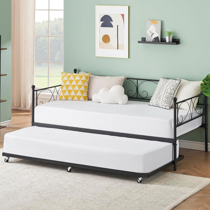 Thalmus Metal Daybed, Black