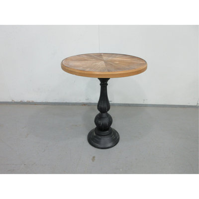 Compact Round Table For Household - Space Vintage Style Living Areas Nostalgic
