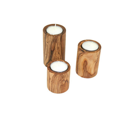 Teelichthalter aus Holz