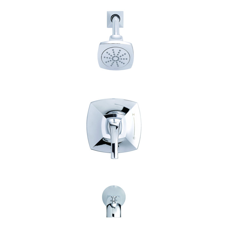 Vaughn Tub and Shower Faucet, Chrome