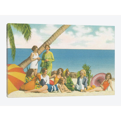 'Beauty And The Beach' Print On Wrapped Canvas