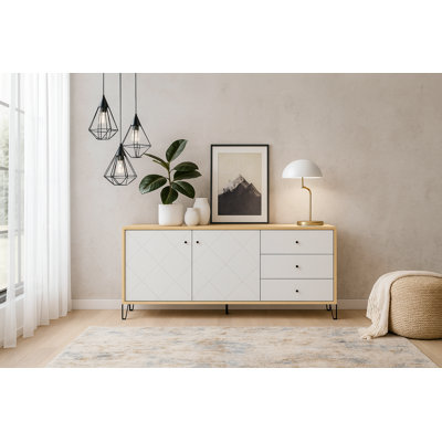 183.4 cm W Chest of 3 Drawers