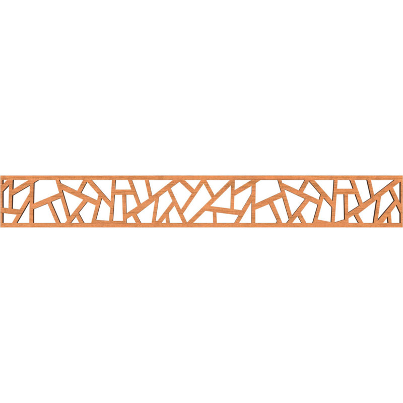 Moulure en bois Harrisburg, Cerisier, H 6 po x l 46,5 po x P 0,375 po