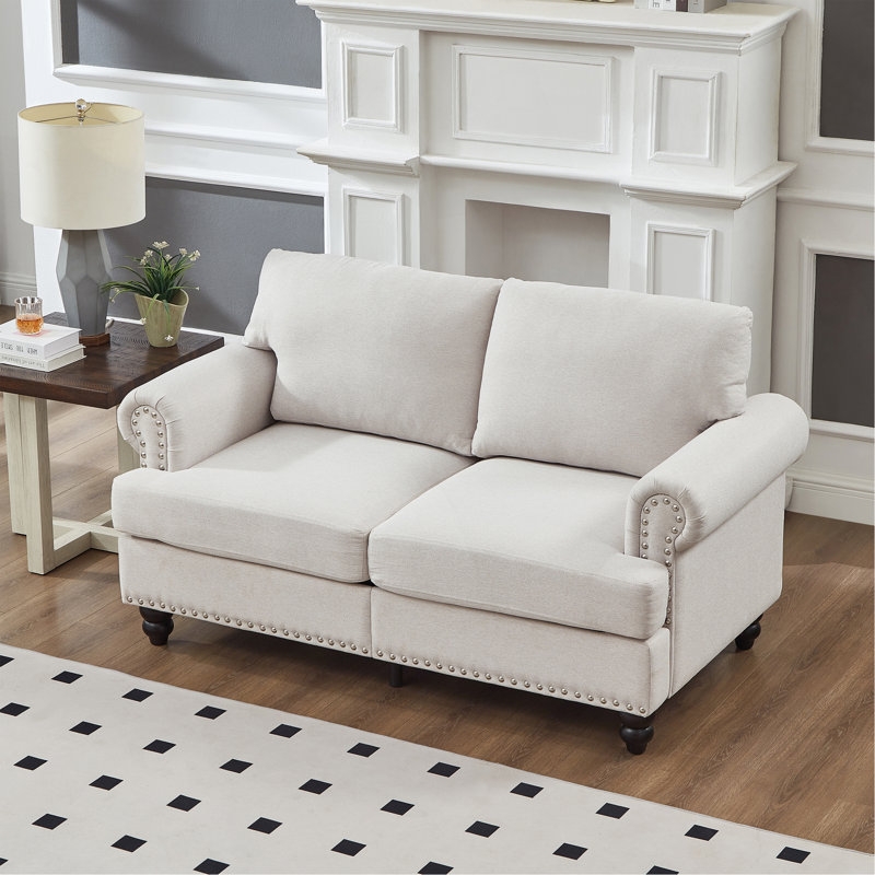 Causeuse 59,5 po., Beige