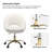 Louise Velvet Modern Task Chair with Ergonomic Design-980061976
