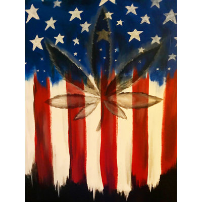 FRAMED Homegrown Patriot By Ed Capeau 16X20 Matted Art Painting Reproduction